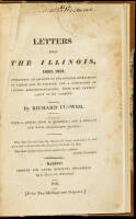 Letters from the Illinois, 1820, 1821, Containing an Account of the English Settlement at Albion and its Vicinity, and a Refutation of Various Misrepresentations, those More Particularly of Mr. Cobbett, with a Letter from Mr. Birkbeck and Notes by Benjami