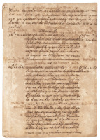 Manuscript listing the complaints of slaves and workers about their masters and employers, and the solutions and agreements made to address them