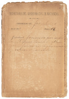 Legal file (expediante) for the restructuring and renaming of the "Society of the Casino Asiatico de Macubiges" in Matanzas, Cuba