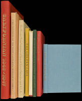 Eight volumes printed by Lawton Kennedy