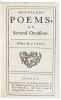 Miscellany Poems on Several Occasions. By a Lady - 2