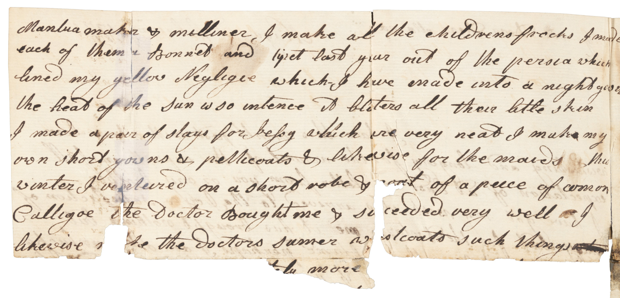 Letter from Isabella Graham, founder of the American Sunday School ...