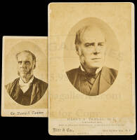 A cabinet card and a carte-de-visite of famed faster Dr. Henry S. Tanner