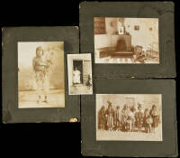 Four original photographs - New Mexico Navajo life, including one portrait of Deluvina Maxwell