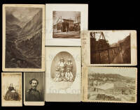 Small collection of seven photographs, cabinet cards, etc.