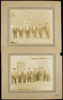 Two silver photographs of Lawmen or Deputies in Mineral Wells, Texas