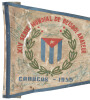 Cuban pennant from the 1953 XIV World Amateur Baseball Championship, signed by many players on the team - 4
