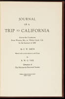 Journal of a Trip to California: Across the Continent from Weston, Mo., to Weber Creek, Cal. in the Summer of 1850