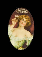Oval Coca-Cola mirror