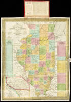 The Tourist's Pocket Map of the State of Illinois Exhibiting its Internal Improvements, Road Distances, &c.