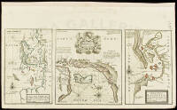 Three maps of features of the West Coast of South America, on one sheet