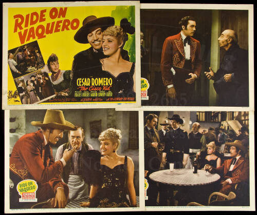 Set of Lobby Cards from Ride on Vaquero