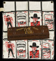 Hopalong Cassidy Tie Rack and Shoe Holder