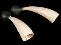 Hopalong Cassidy's Bar 20 Ranch Horn - Two horns, both with original boxes