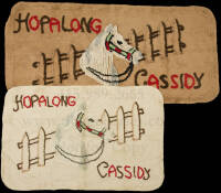 Three Hopalong Cassidy throw rugs