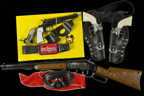 Four Lone Ranger Toy Gun Sets