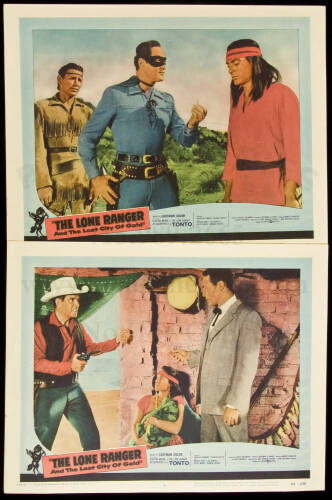 Lobby cards for The Lone Ranger and the Lost City of Gold