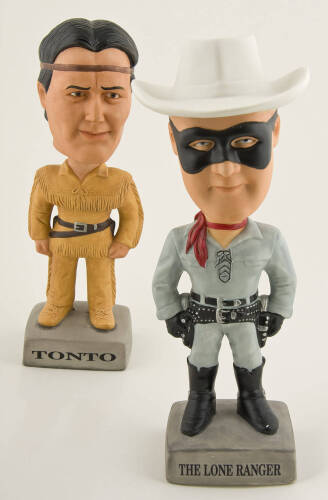 Lone Ranger and Tonto Bobbing Head Dolls