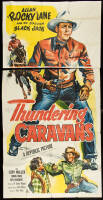 Three Sheet Poster for Thundering Caravans