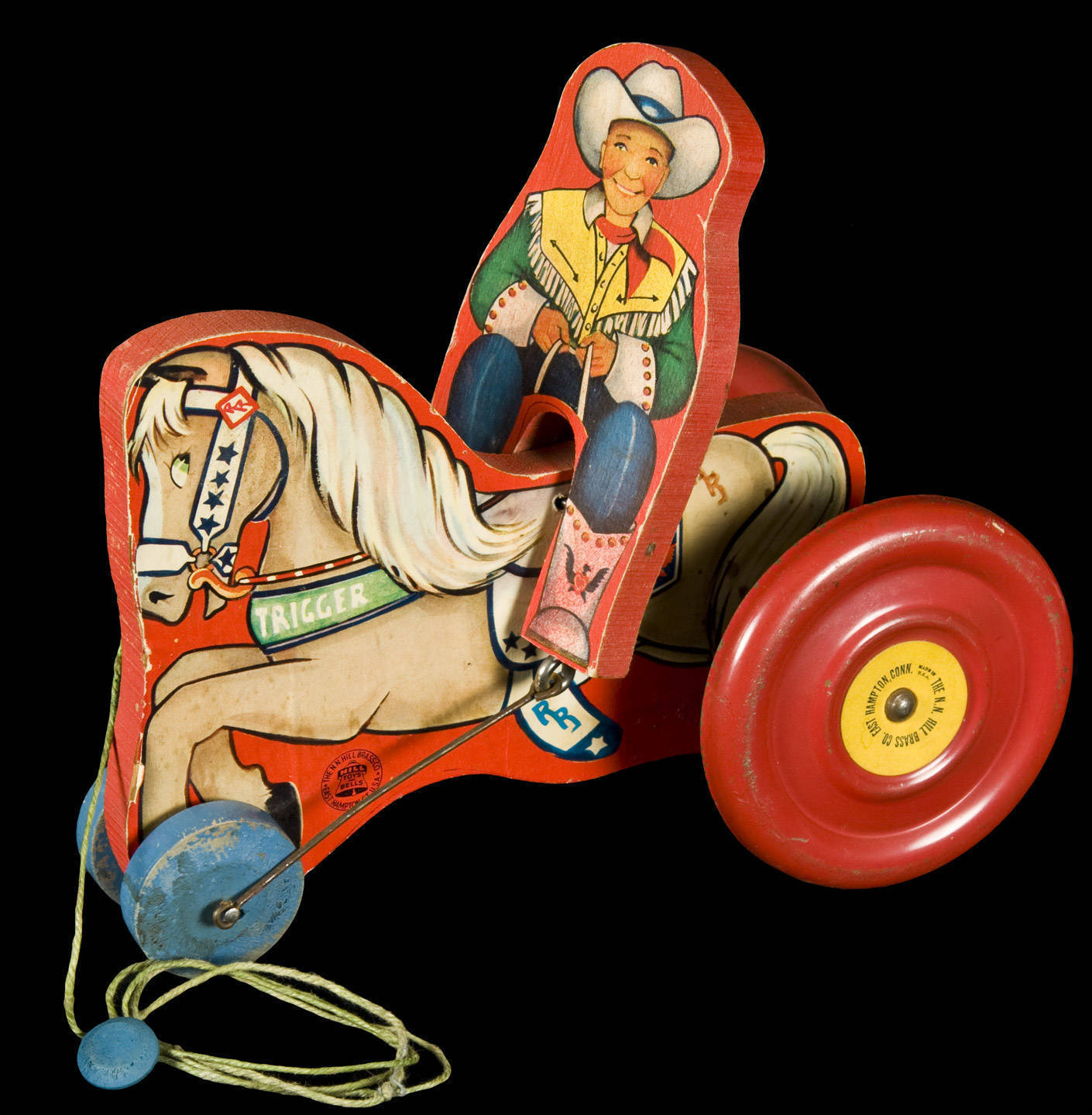 Roy Rogers Trigger child s pull toy