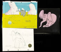 Three animation cels from the Horton Hears a Who television special