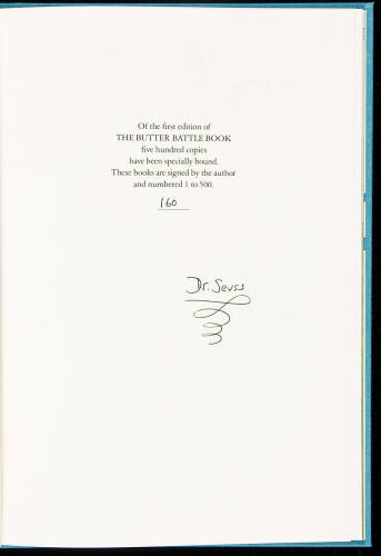 The Butter Battle Book - two editions