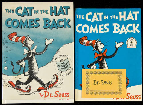 The Cat in the Hat Comes Back - two editions