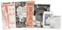 Six posters and flyers for San Francisco's Straight Theater