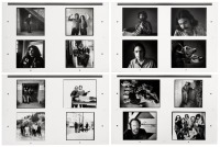 Four proof sheets of Grateful Dead photographs by Herb Greene