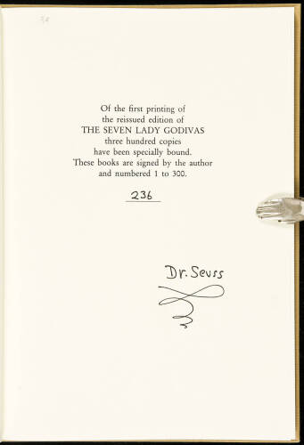 The Seven Lady Godivas