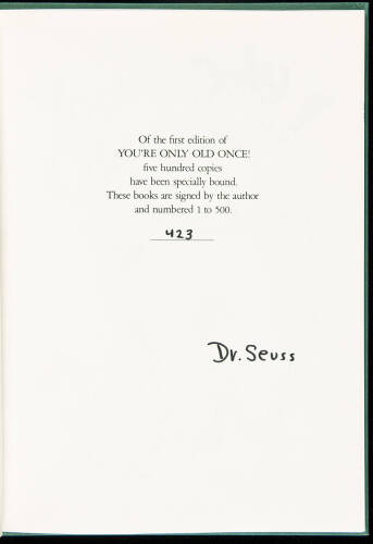 You're Only Old Once! - two editions
