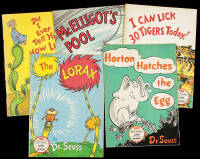 Five wrapper-bound editions of Dr. Seuss books, distributed free with the purchase of a personal hygiene product