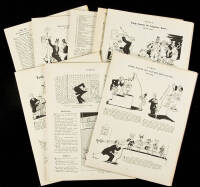 Eight issues of Judge Magazine featuring early artwork by Dr. Seuss