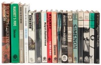 Shelf of Inspector Maigret mysteries