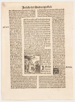 Leaf from Postilla Guillermi Super Epistolas et Evangelia
