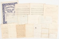 A Bunch of Faded Roses [with] manuscript material and copyright form