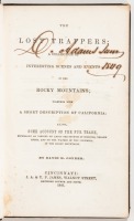 The Lost Trappers; a Collection of Interesting Scenes and Events in the Rock Mountains... of California; Also, Some Account of the Fur Trade...