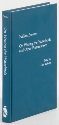 On Writing the Waterbirds and Other Presentations