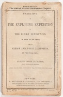 Narrative of the Exploring Expedition to the Rocky Mountains, in the Year 1842, and to Oregon and North California, in the Years 1843-44