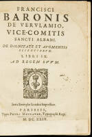 De Dignitate et Augmentis Scientiarum, Libri IX. Ad Regem Suum