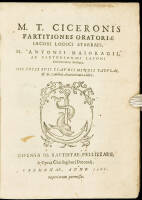 Partitiones Oratoriae. Iacobie Lodici Strebaei, M. Antonii Maioragii, ac Bartholomaei Latomi Commentariis illustratae...