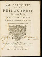 Les principes de la philosophie. Escrits en Latin...et traduits en Francois par un de ses amis...