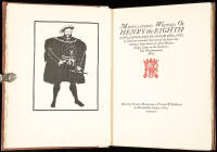 Miscellaneous Writings of Henry the Eighth King of England, France & Ireland...