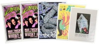 Five rock concert posters