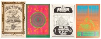 Six San Francisco rock posters