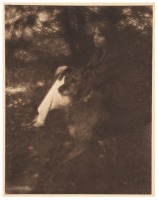 Girl with Dog