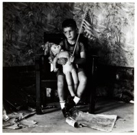 Untitled (Boy with Flag)
