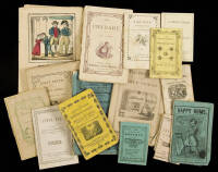 Fifteen miniature children's books from the nineteenth century