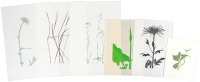 Ten linocut prints by Henry Evans