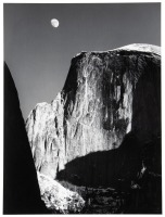 Moon and Half Dome, Yosemite, CA, 1960